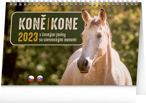 Koně/Kone 2023 - stolní kalendář