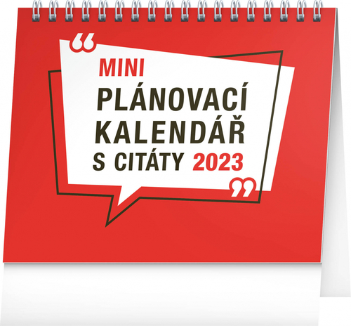 Plánovací s citáty 2023 - stolní kalendář