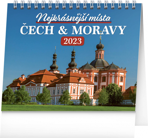 Nejkrásnější místa Čech a Moravy 2023 - stolní kalendář