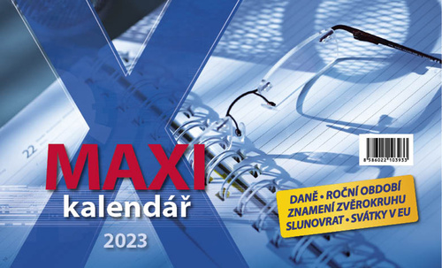 Maxi kalendář 2023 - stolní kalendář
