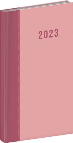 Kapesní diář Cambio 2023 růžový