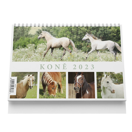 Koně 2023 - stolní kalendář