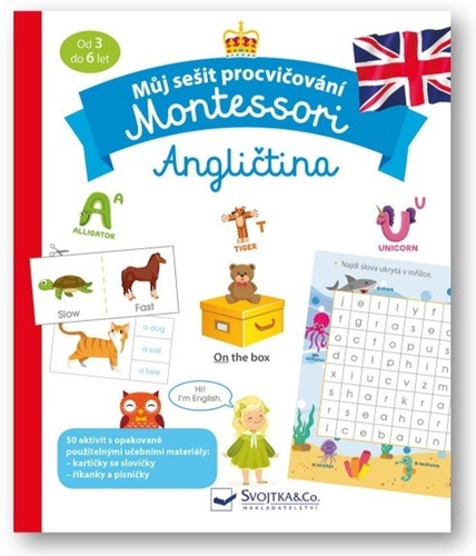 Můj sešit procvičování Montessori Angličtina