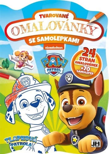 Tvarované omalovánky Tlapková patrola