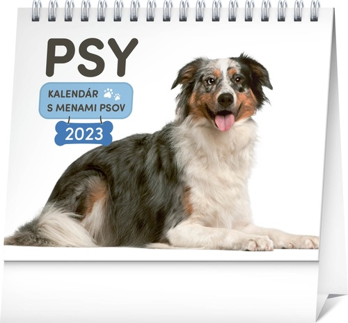 Psy 2023 - stolový kalendár