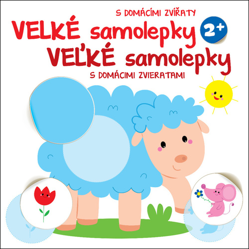 Velké samolepky s domácími zvířaty Ovce