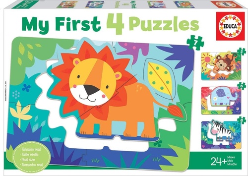 Moje první puzzle Zvířátka z divočiny 4v1