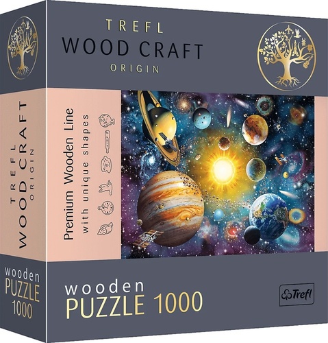 Wood Craft Origin puzzle Cesta sluneční soustavou