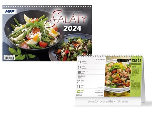 Saláty 2024 - stolní kalendář