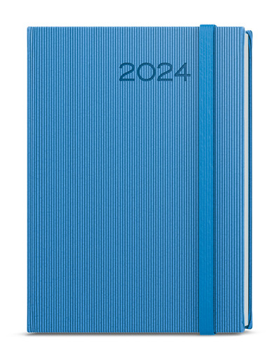 Týdenní diář 2024 Oskar Vigo A5 modrá