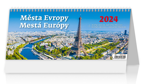 Města Evropy/Mestá Európy - stolní kalendář 2024