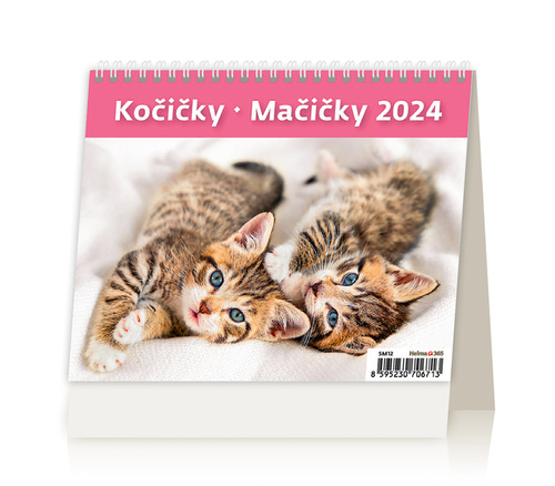 MiniMax Kočičky/Mačičky - stolní kalendář 2024