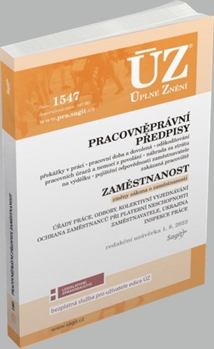 ÚZ 1547 Pracovněprávní předpisy