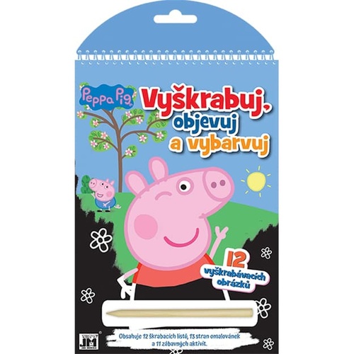 Vyškrabuj, objevuj, vybarvuj Prasátko Peppa