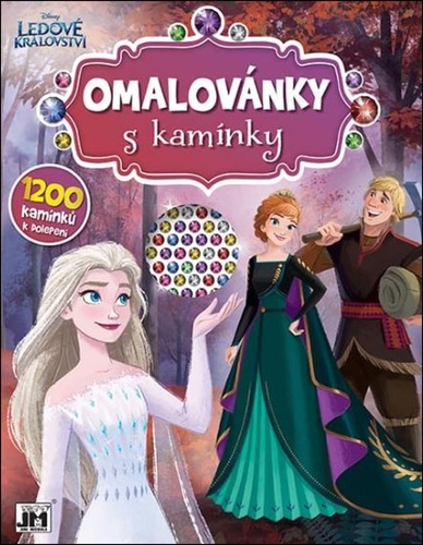 Omalovánky s kamínky Ledové království