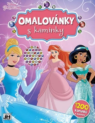 Omalovánky s kamínky Disney Princezny