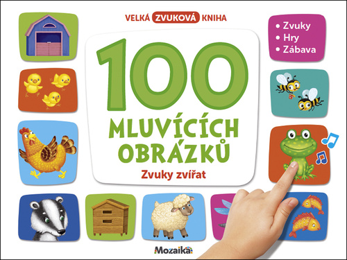 Mozaika 100 mluvících obrázků Zvuky zvířat