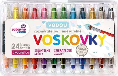 Voskovky vodou rozmývatelné