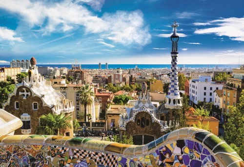 Puzzle Park Güell, Barcelona 1500 dílků