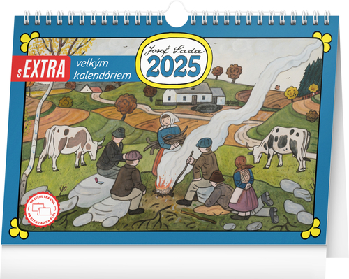 Josef Lada 2025 - stolní kalendář