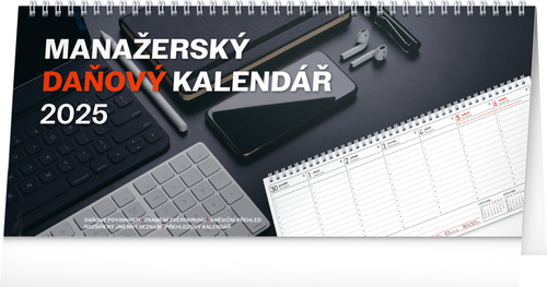 Manažerský daňový kalendář 2025 - stolní kalendář