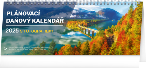 Plánovací daňový kalendář 2025 - stolní kalendář