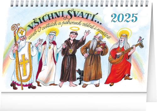Všichni svatí 2025 - stolní kalendář