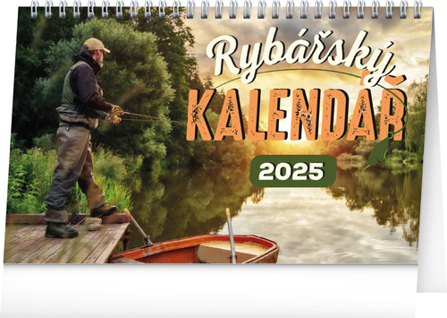 Rybářský kalendář 2025 - stolní kalendář