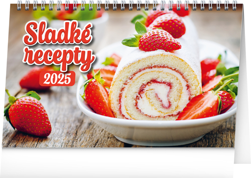 Sladké recepty 2025 - stolní kalendář