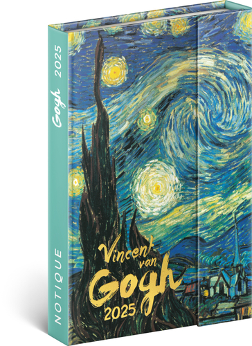 Týdenní magnetický diář Vincent van Gogh 2025