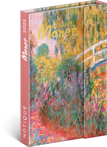 Týdenní magnetický diář Claude Monet 2025