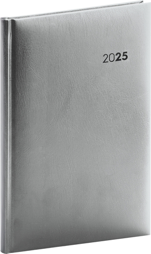 Týdenní diář Balacron 2025 stříbrný