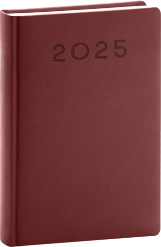 Denní diář Aprint Neo 2025 vínový