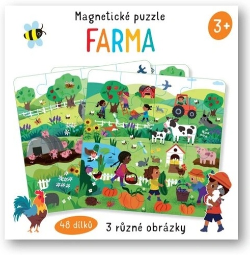 Magnetické puzzle Farma