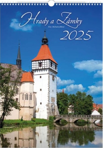 Hrad a zámky 2025 - nástěnný kalendář