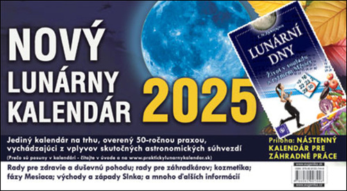 Lunární dny a Nový lunárny kalendár 2025