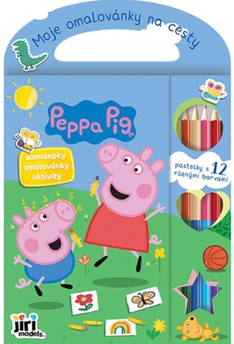 Moje omalovánky na cesty Prasátko Peppa