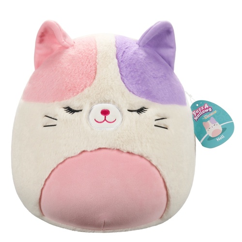 Squishmallows Fuzzamallows Kaliko kočka Nell