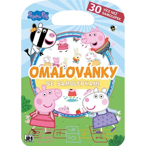 Omalovánky se samolepkami Prasátko Peppa