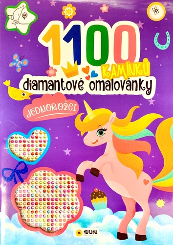 Diamantové omalovánky Jednorožci