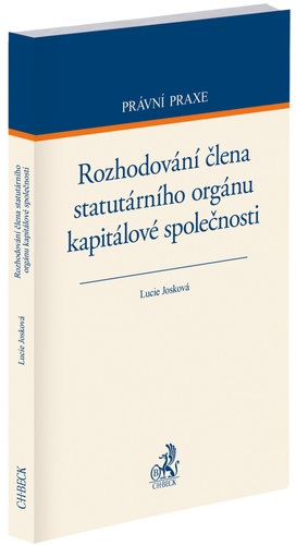 Rozhodování člena statutárního orgánu kapitálové společnosti