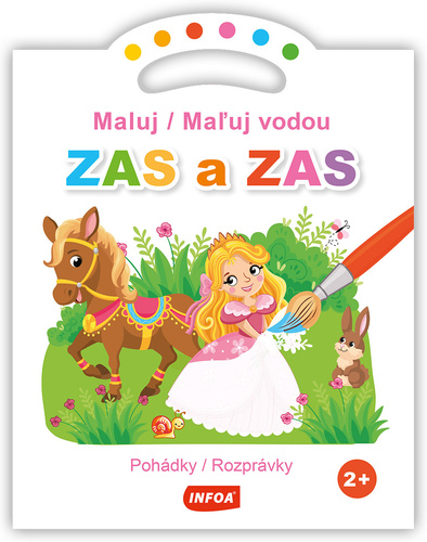 Maluj/Maľuj vodou ZAS a ZAS Pohádky/Rozprávky