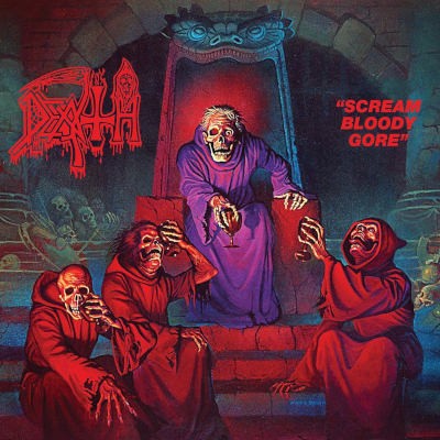 Death: Scream Bloody Gore Ltd. (Violet, White & Red Splatter) LP