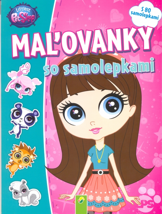 Maľovanky so samolepkami - Littlest Pet Shop