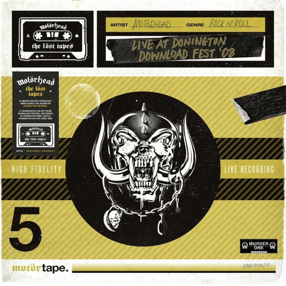 Motorhead: The Lost Tapes, Vol. 5 (Live At Donington, 2008) LP