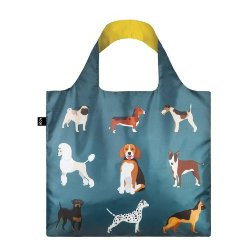 Nákupná taška LOQI Cats & Dogs - Woof