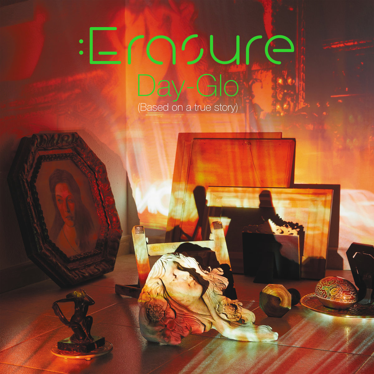 Erasure: Day-glo Basen On A True Story LP