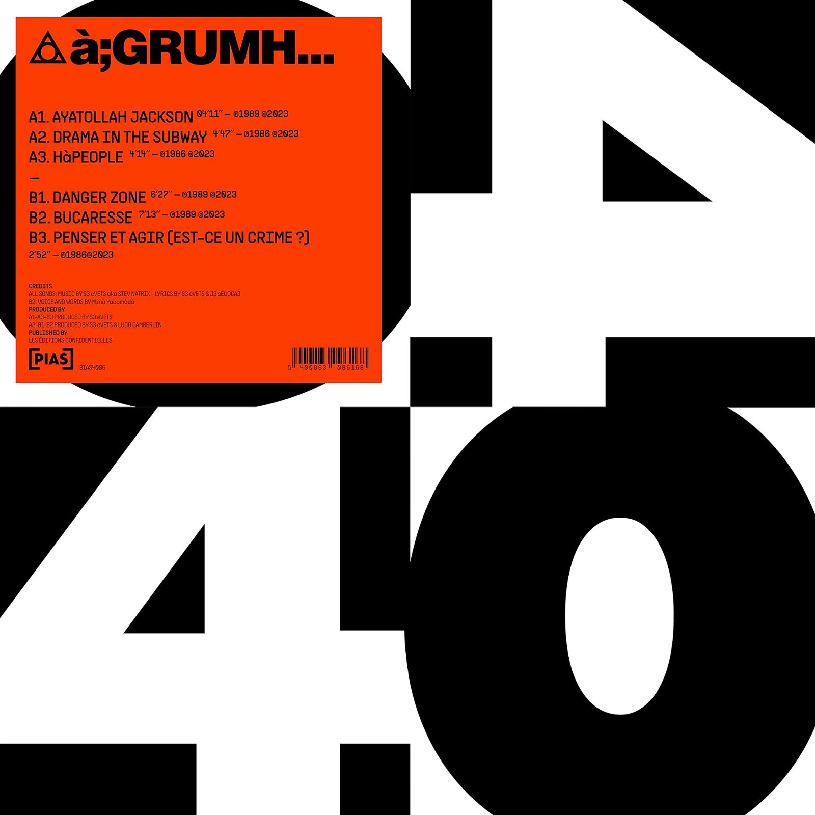 A,GRUMH...: [Pias] 40 LP