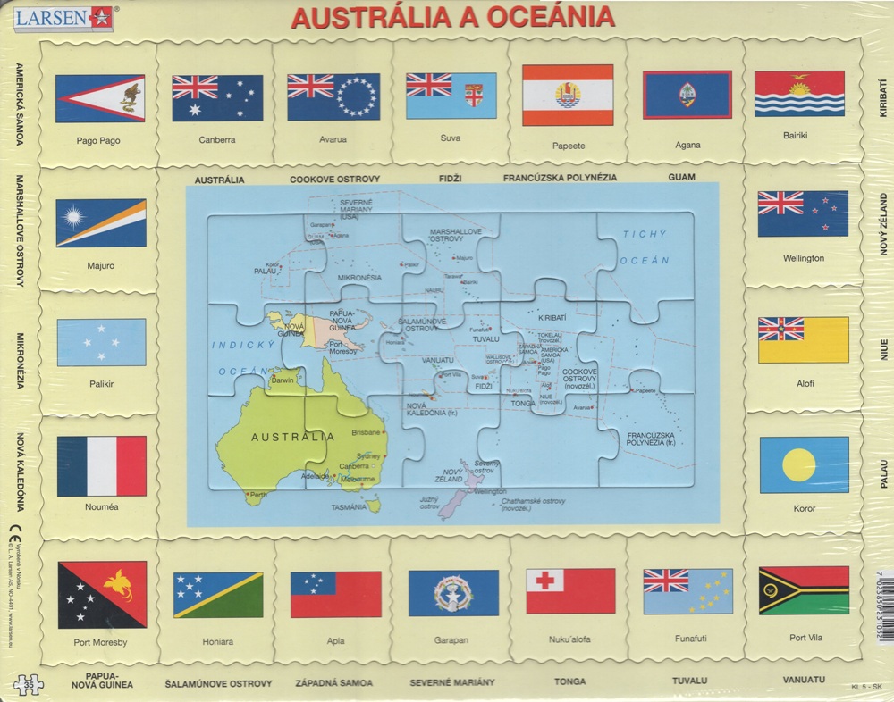 Larsen Puzzle - Austrália a Oceánia : KL5