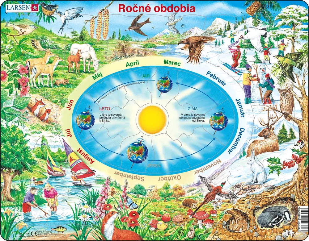 Larsen Puzzle - Ročné obdobia : SC8-SK